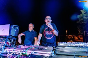 Marco on the mike, Paolo on the mix